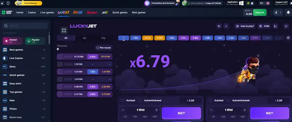 Lucky Star Lucky Jet